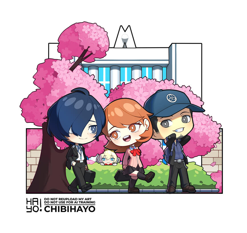 Standee Illustration for Memento: A Persona 3 Flower Zine