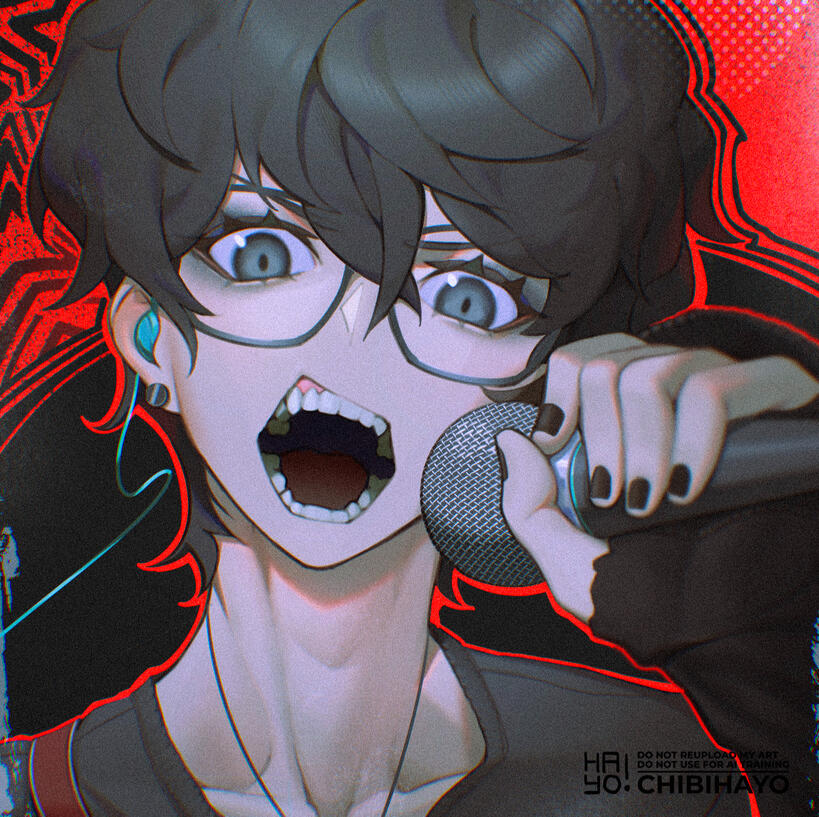 Ren Amamiya (Joker) Illustration for Showtime! A Joker Fan Event
